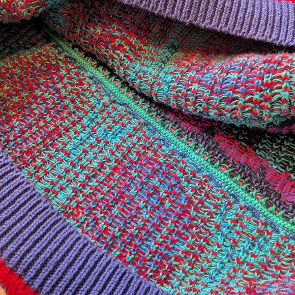 Colorful Geometric Pattern Sweater - Picture 9 of 10